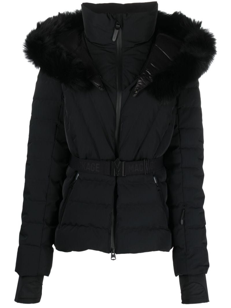 Black Elita Padded Ski Jacket