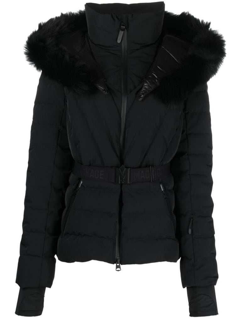 Black Elita Padded Ski Jacket