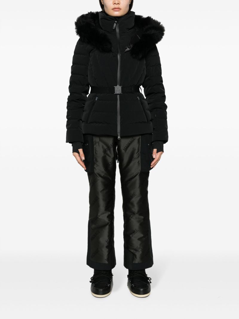 Black Elita Padded Ski Jacket