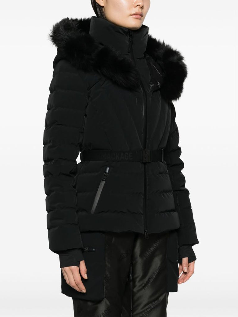 Black Elita Padded Ski Jacket