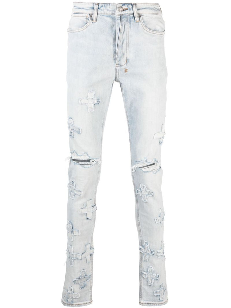 Blue Van Winkle Distressed Jeans