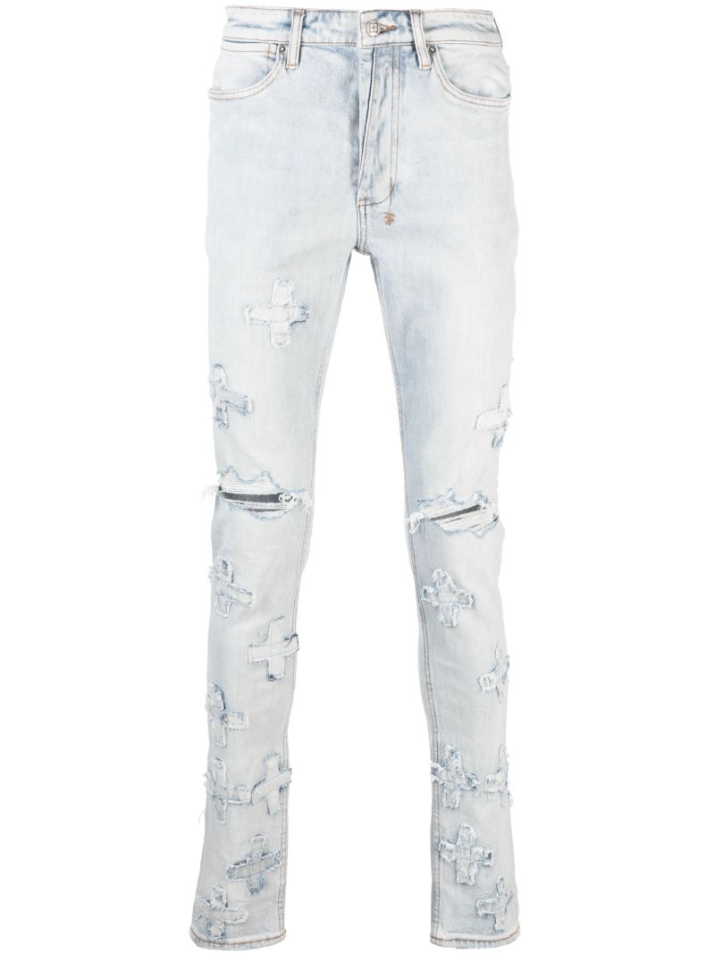 Blue Van Winkle Distressed Jeans