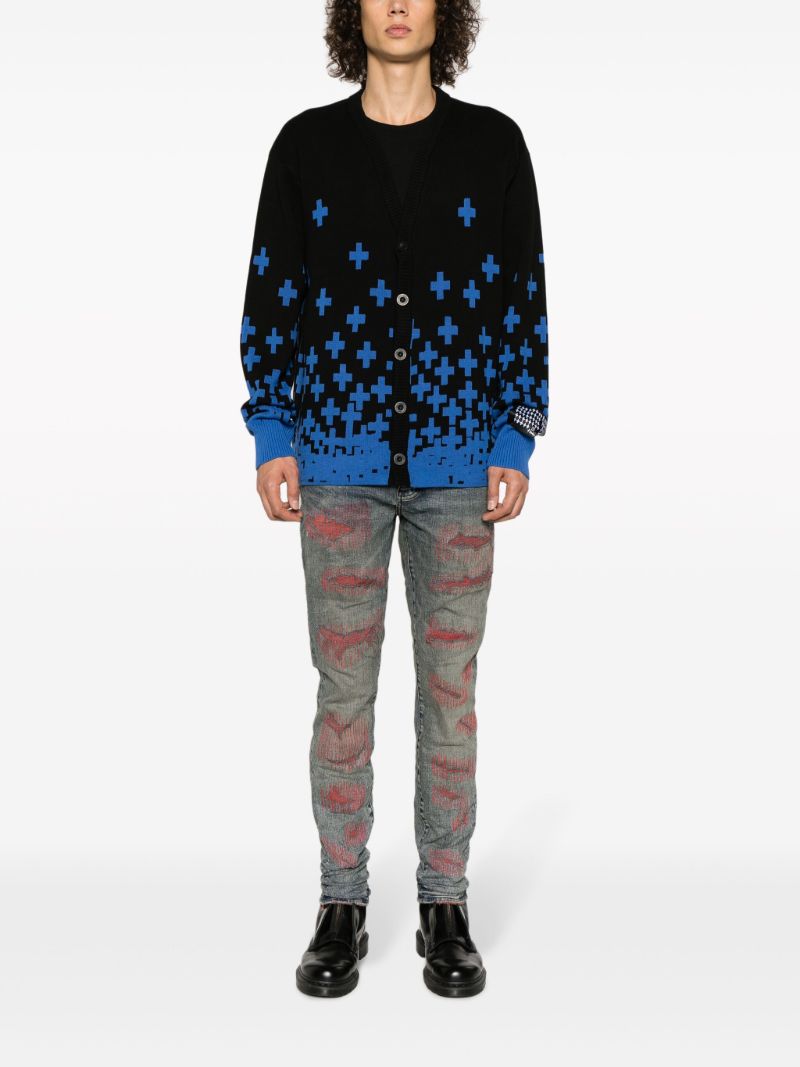 Blue Night Swim Cotton Cardigan