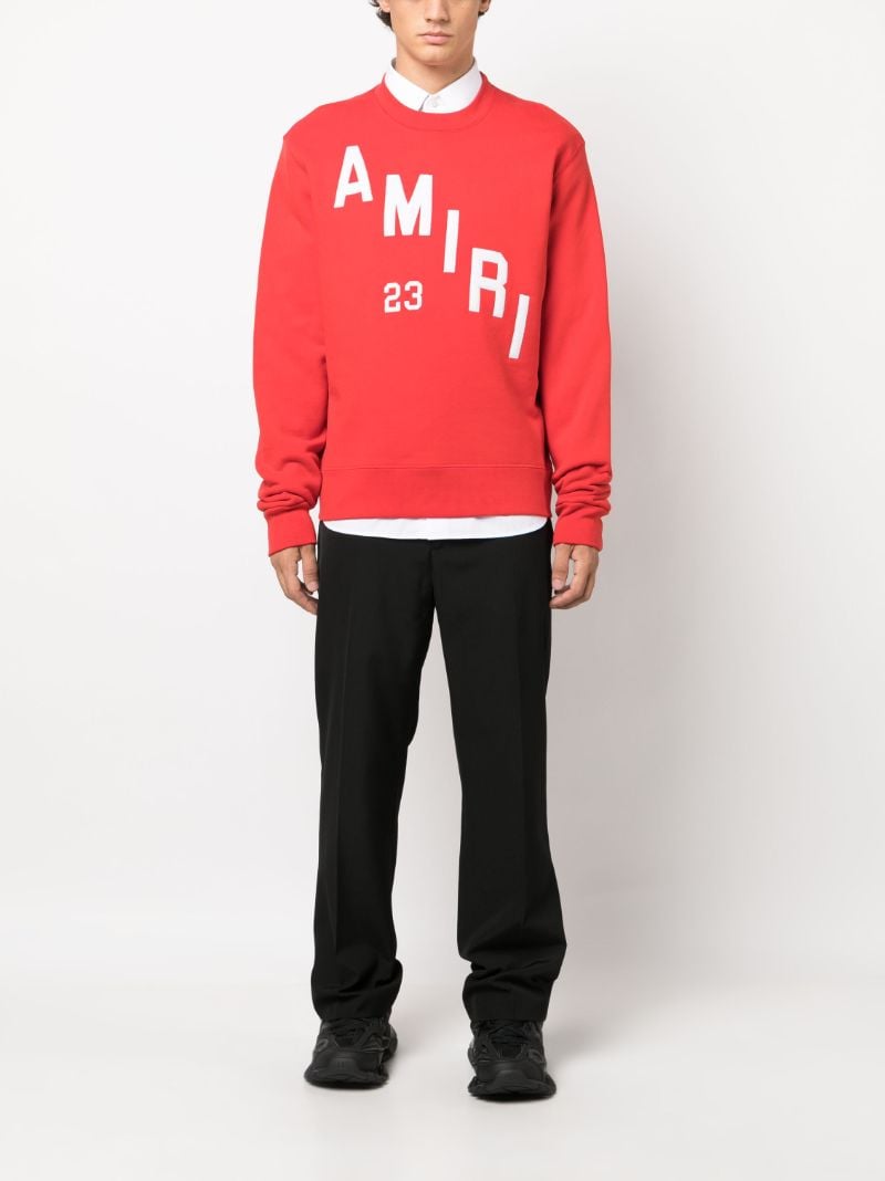 X Browns Red Hockey Logo-print Sweatshirt