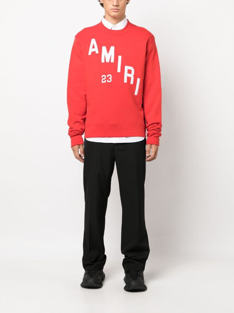 X Browns Red Hockey Logo-print Sweatshirt