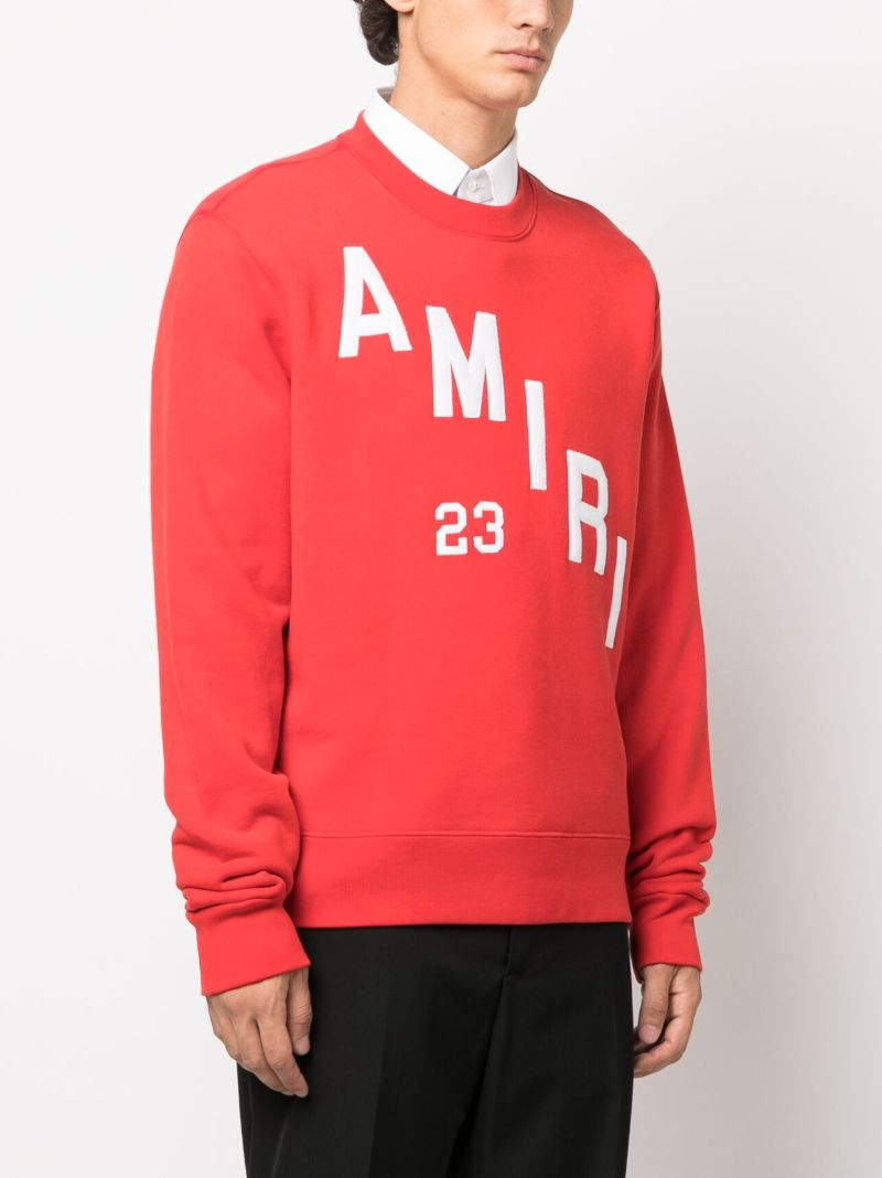 X Browns Red Hockey Logo-print Sweatshirt