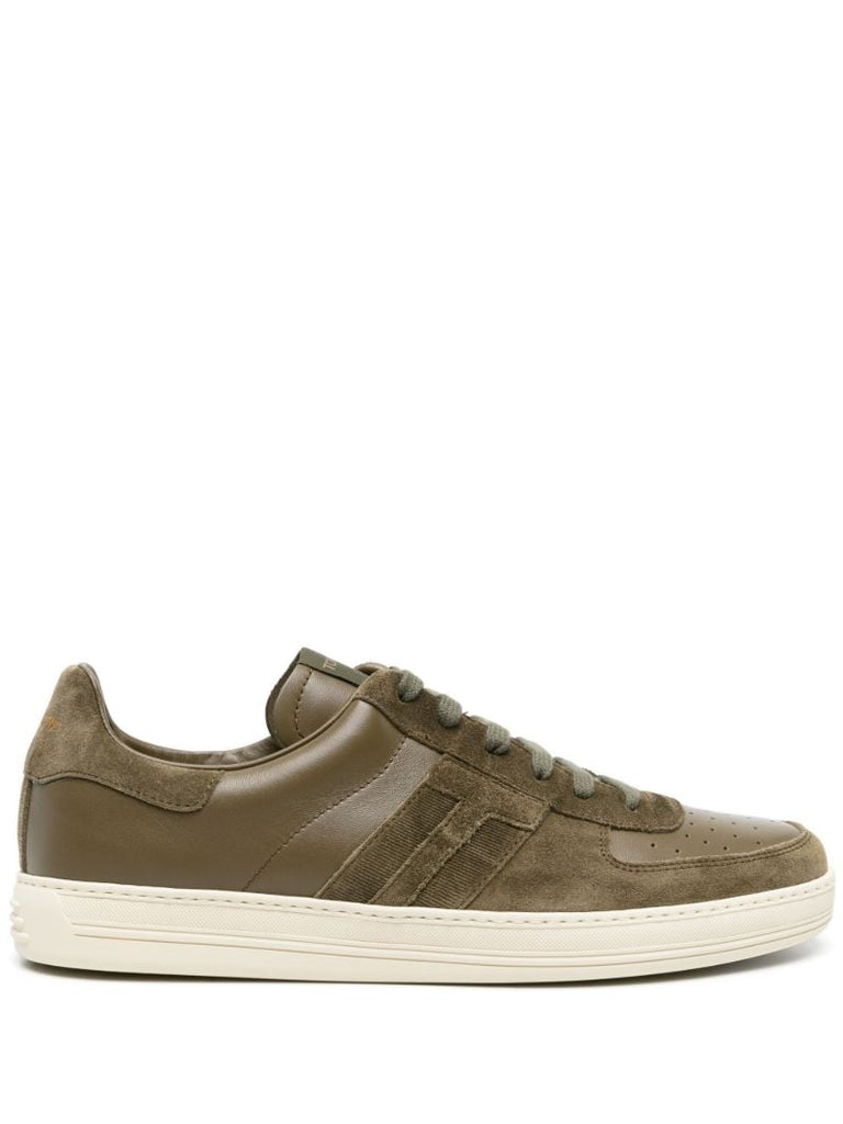 Green Warwick Leather Sneakers