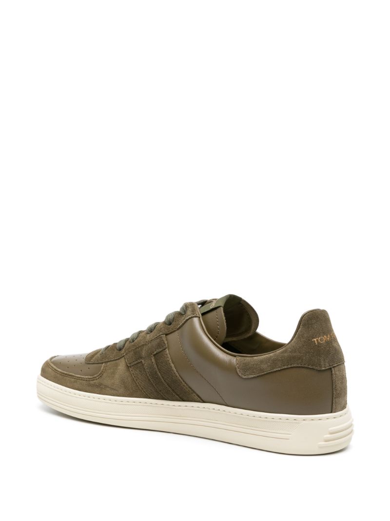 Green Warwick Leather Sneakers