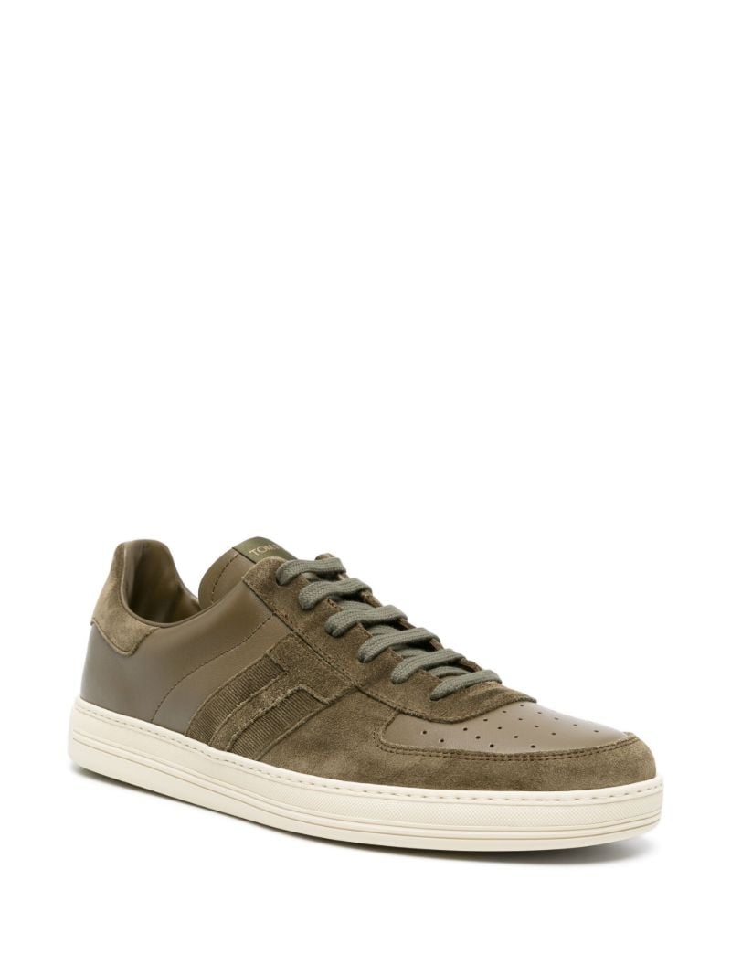 Green Warwick Leather Sneakers