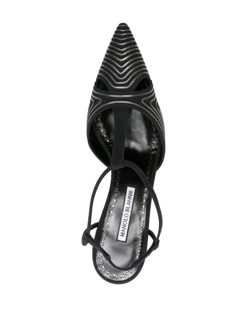 Turgimod 50mm Cotton T-bar Pumps