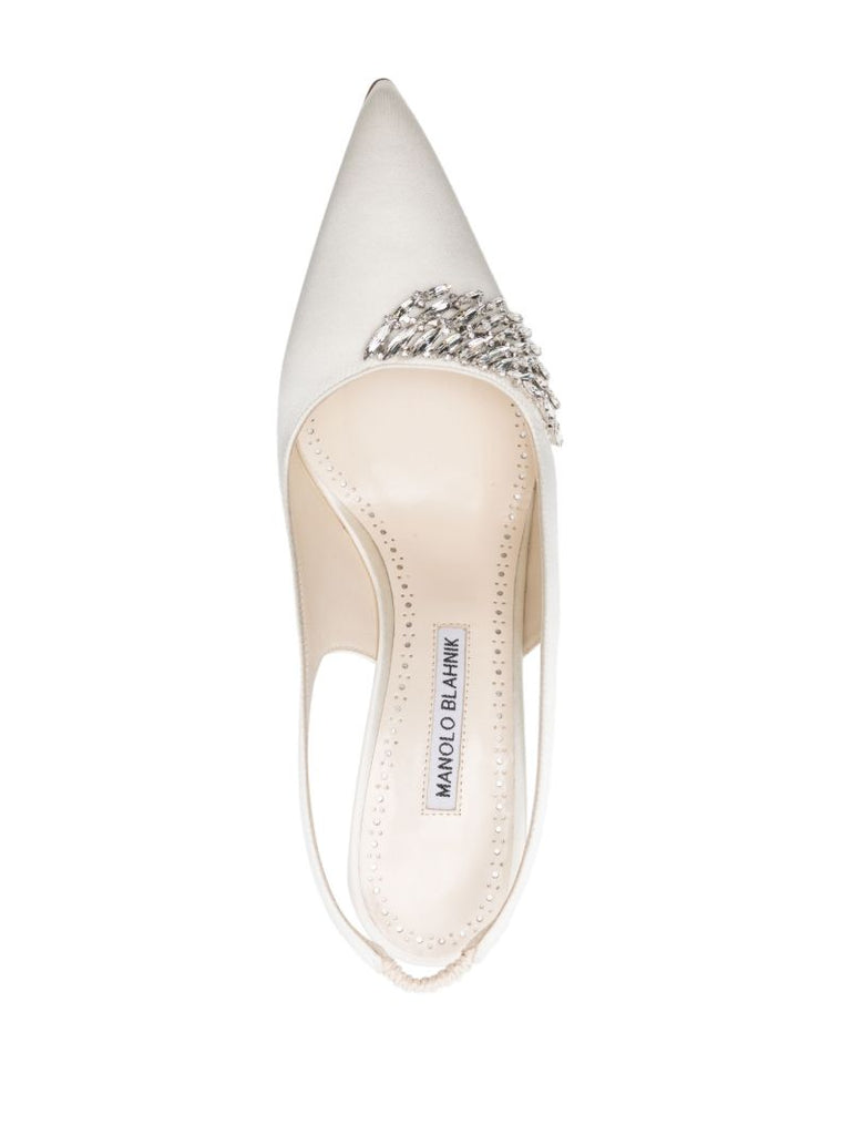 Neutral Terala 70 Satin Pumps