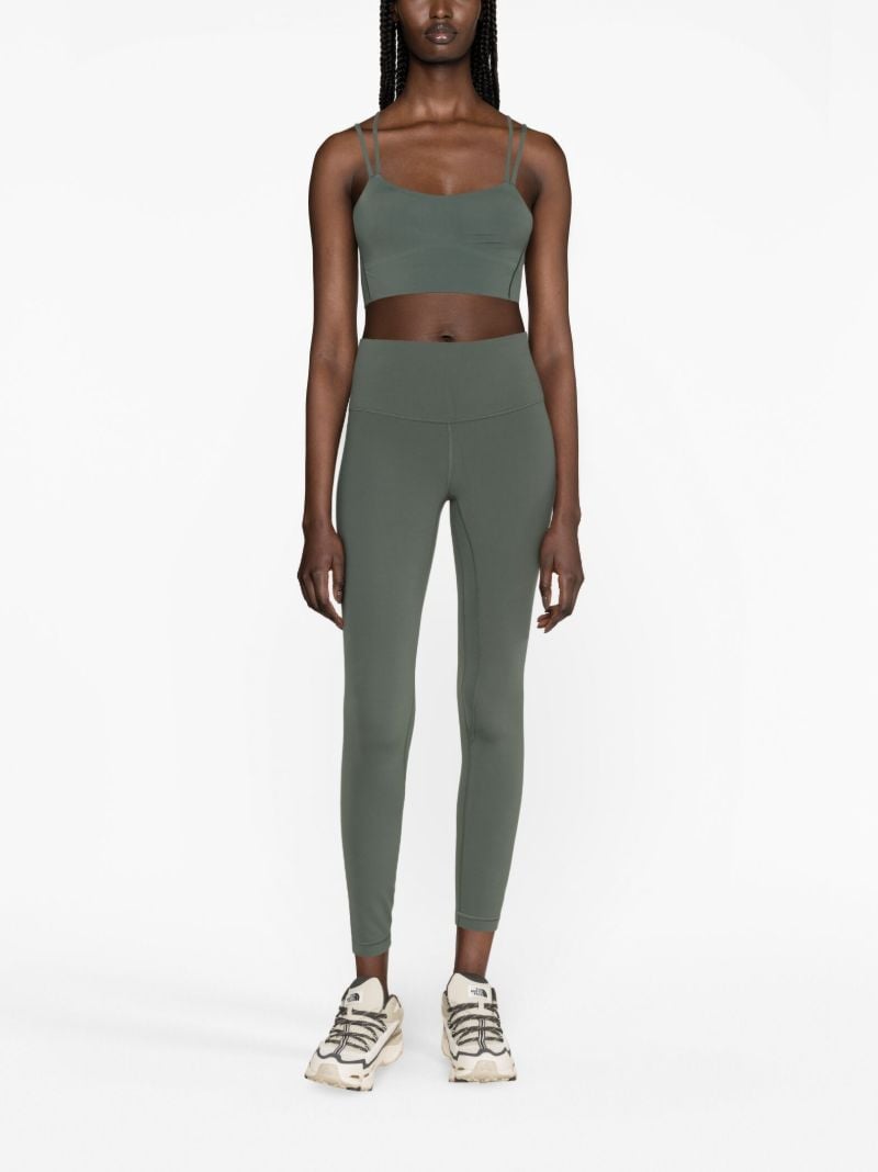 Green Like a Cloud Longline Sports Bra