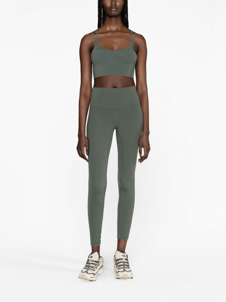 Green Like a Cloud Longline Sports Bra