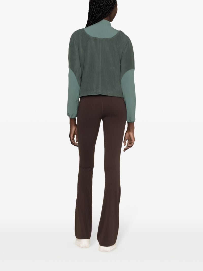 Green Half-zip Fleece Pullover