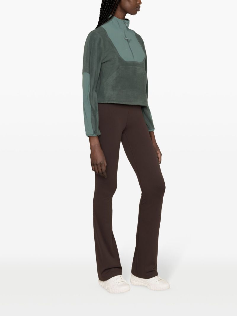Green Half-zip Fleece Pullover