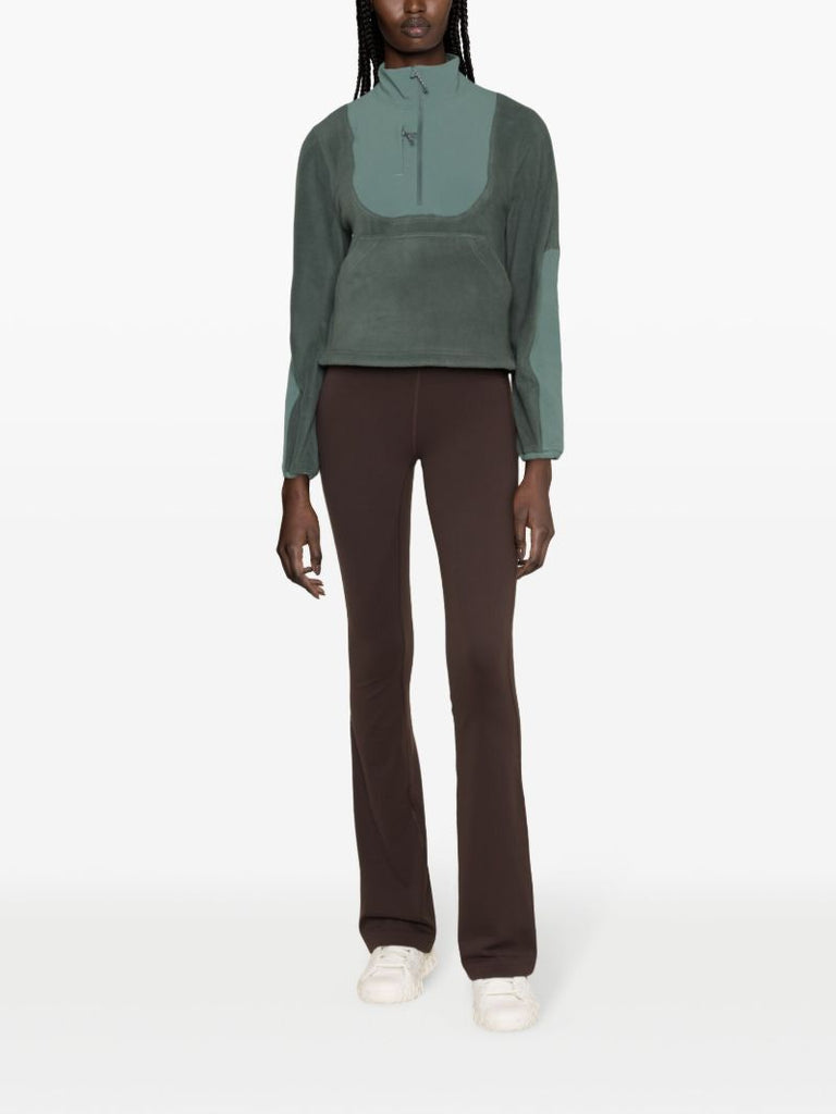 Green Half-zip Fleece Pullover