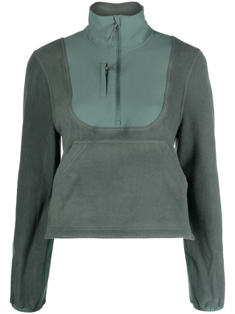 Green Half-zip Fleece Pullover