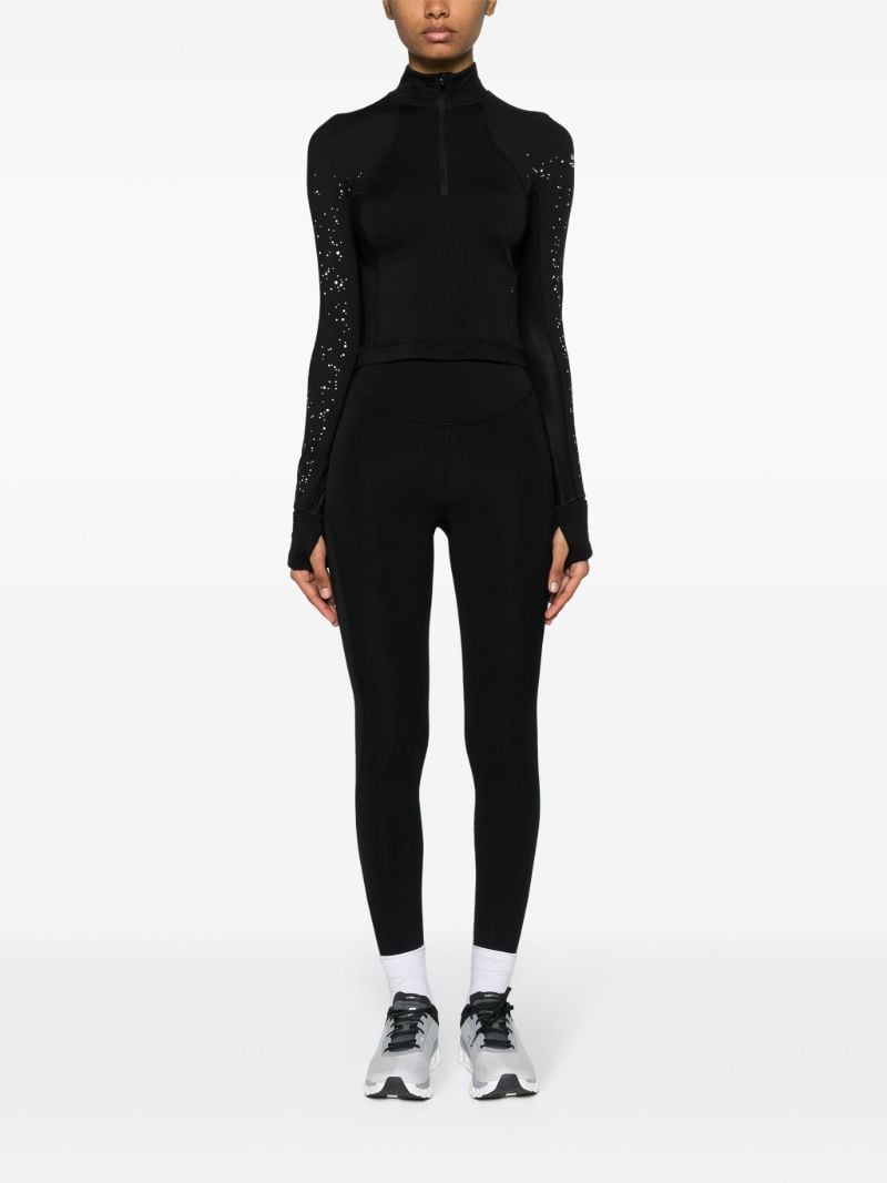Black It's Rulu Run Crop Top