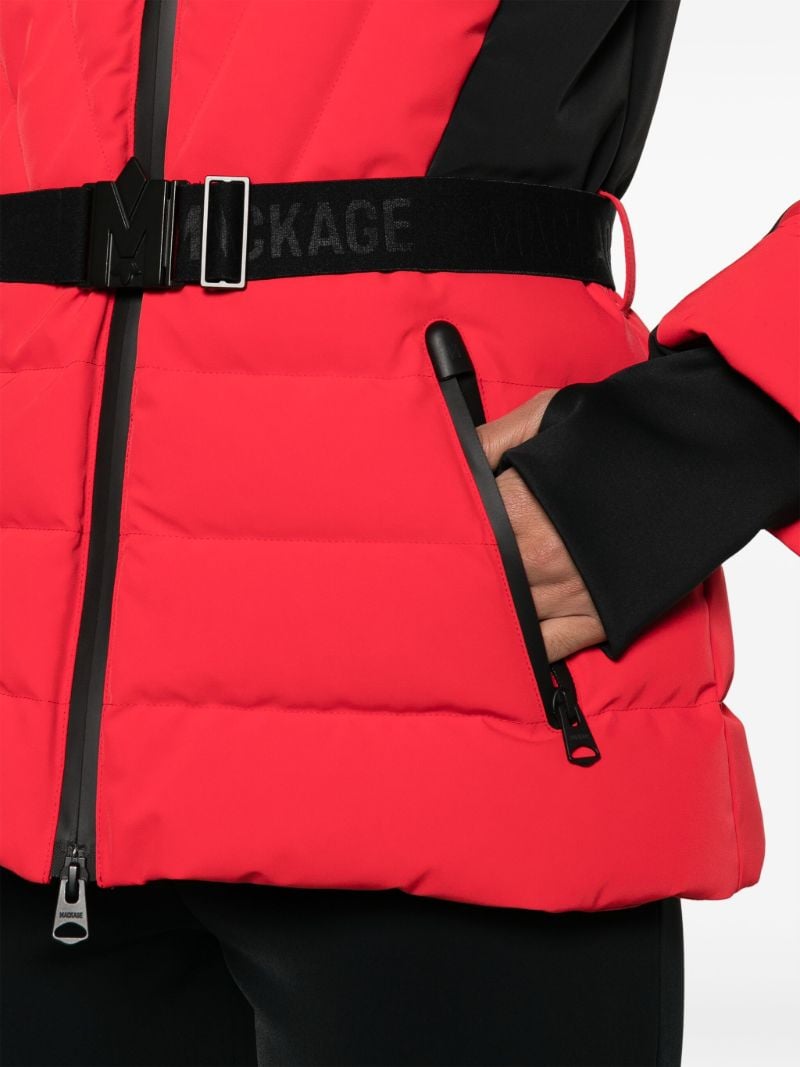 Red Elita Padded Ski Jacket