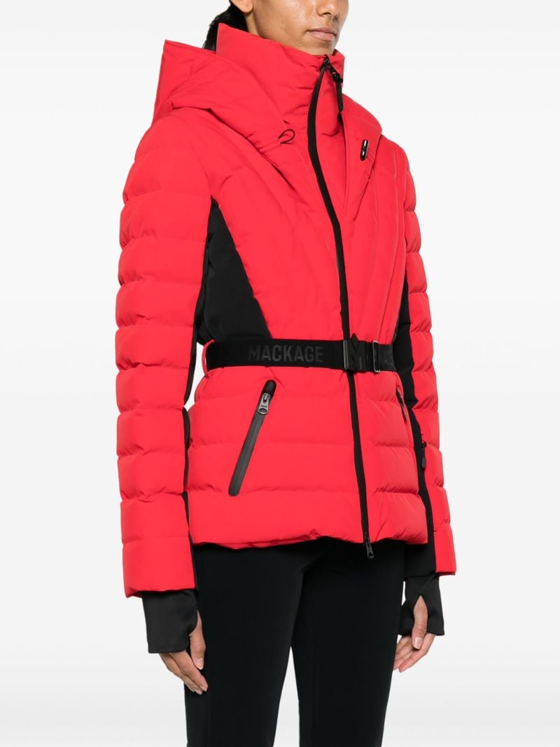 Red Elita Padded Ski Jacket