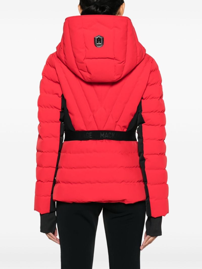 Red Elita Padded Ski Jacket
