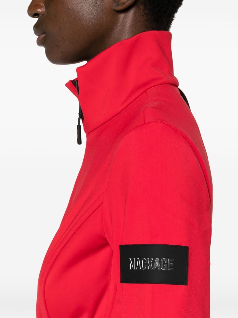 Red Shawna Hooded Ski Jumpsuit