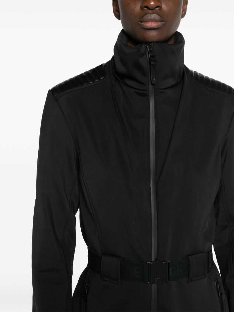 Black Elle Hooded Ski Jumpsuit