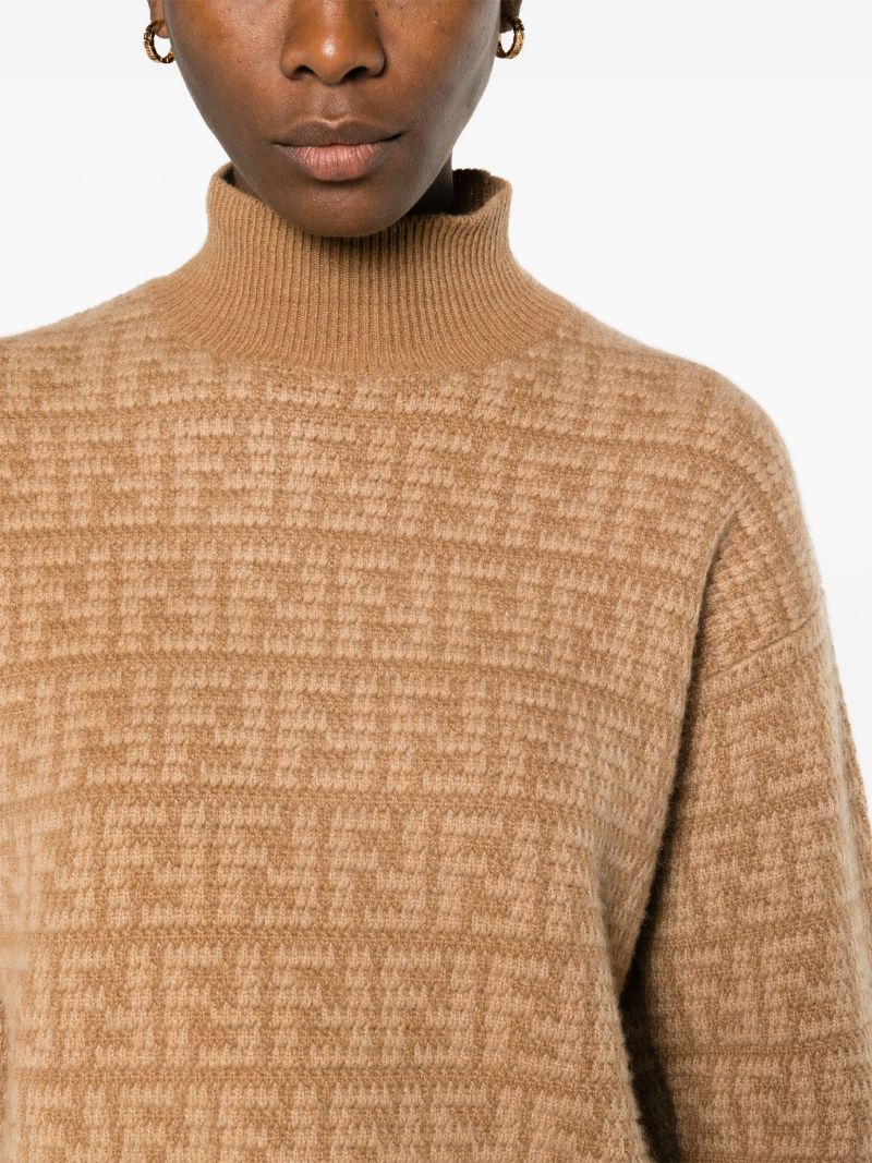 Brown Monogram Cashmere Sweater
