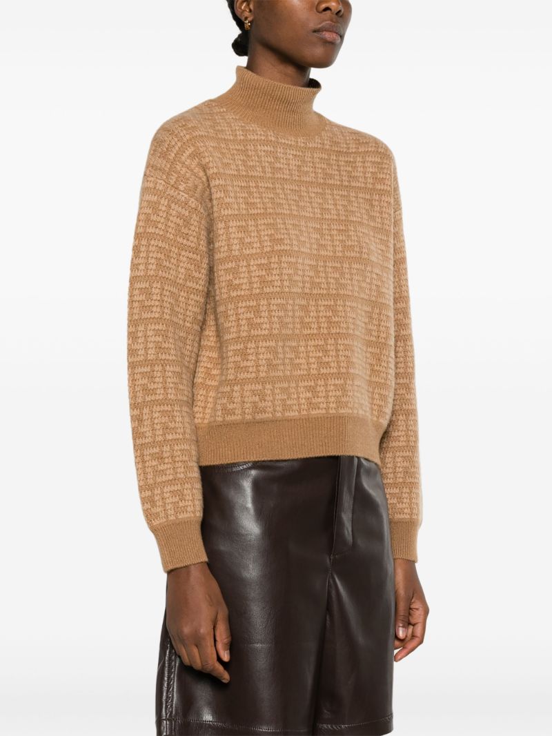 Brown Monogram Cashmere Sweater