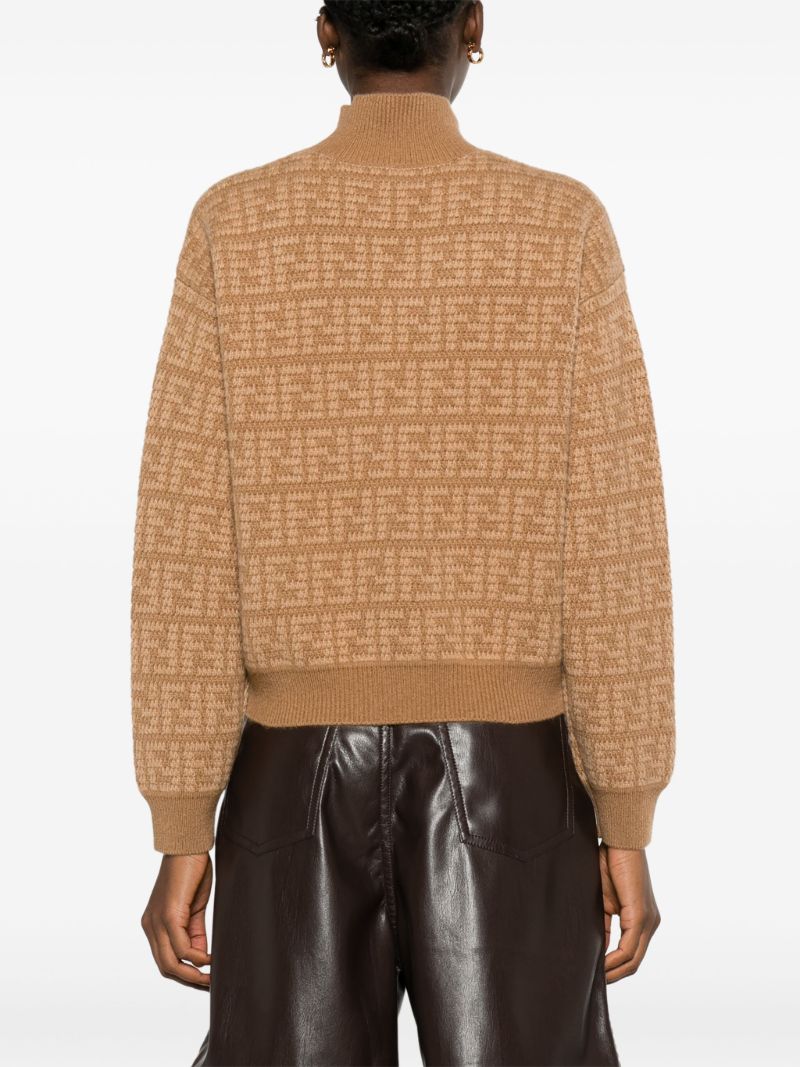 Brown Monogram Cashmere Sweater