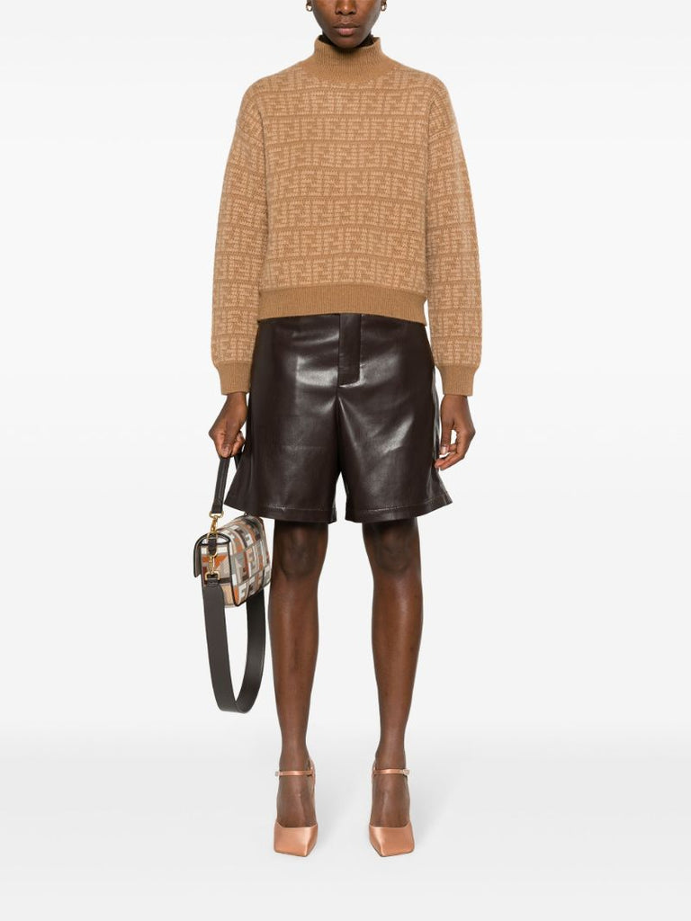 Brown Monogram Cashmere Sweater