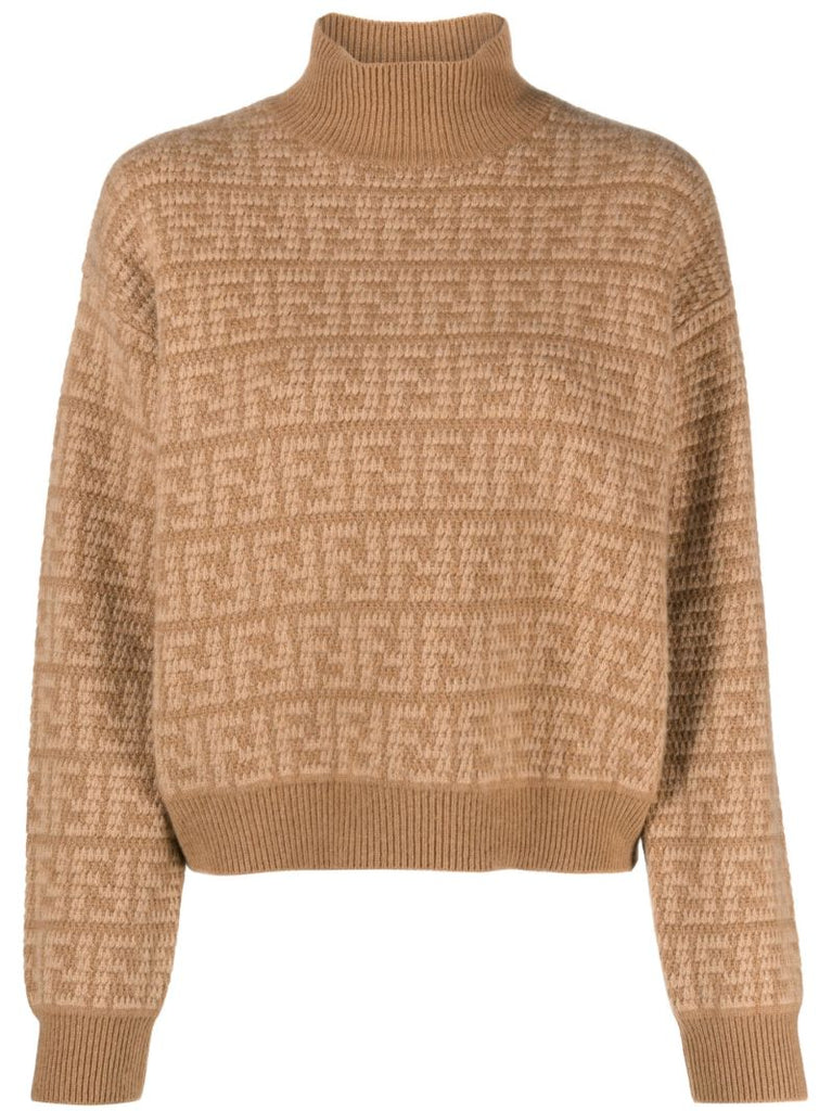 Brown Monogram Cashmere Sweater