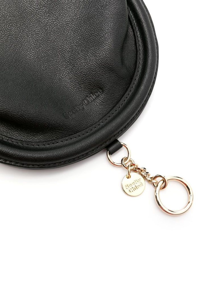 Black Mara Frame Leather Shoulder Bag