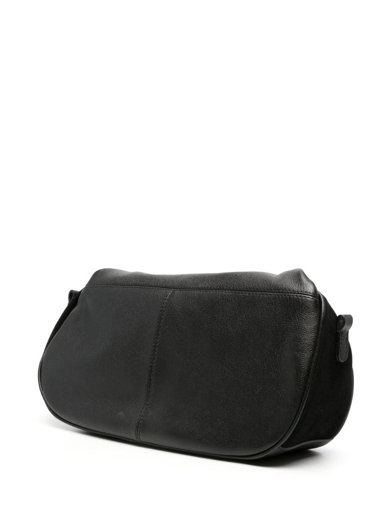 Black Mara Frame Leather Shoulder Bag