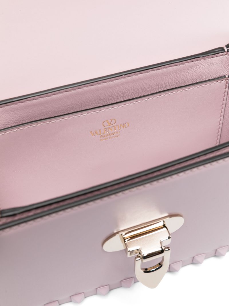 Purple Rockstud23 Small Shoulder Bag