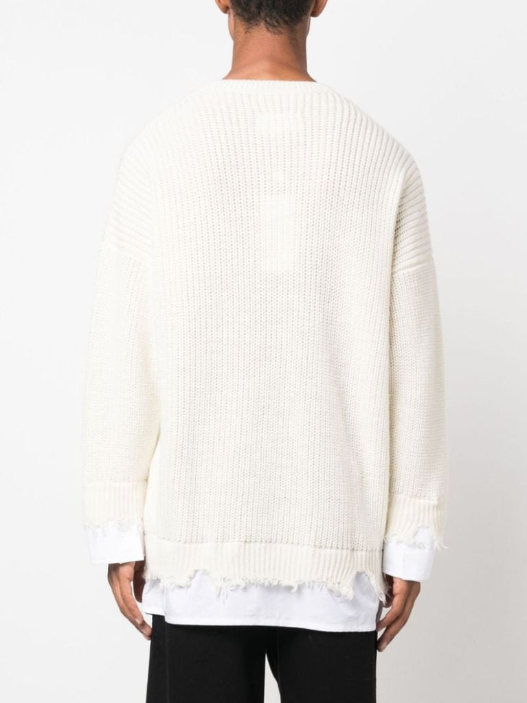 Neutral Layered Sweater