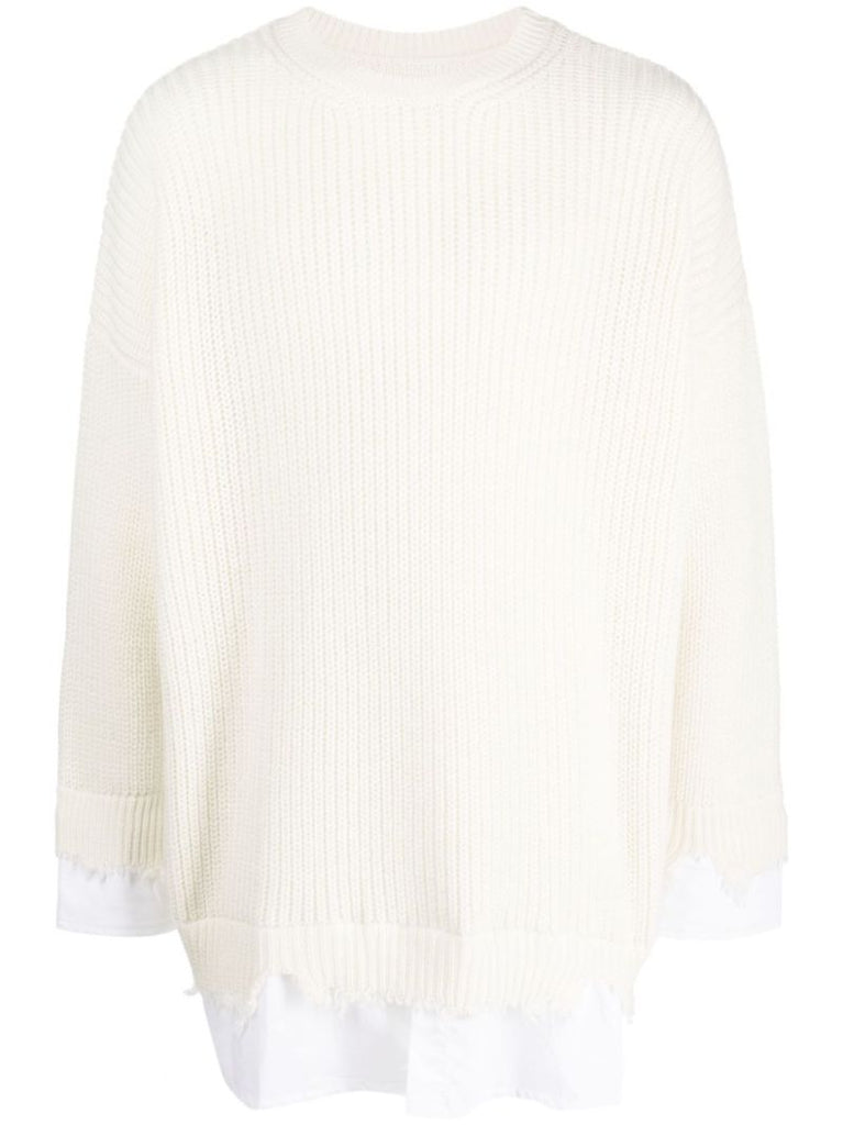 Neutral Layered Sweater