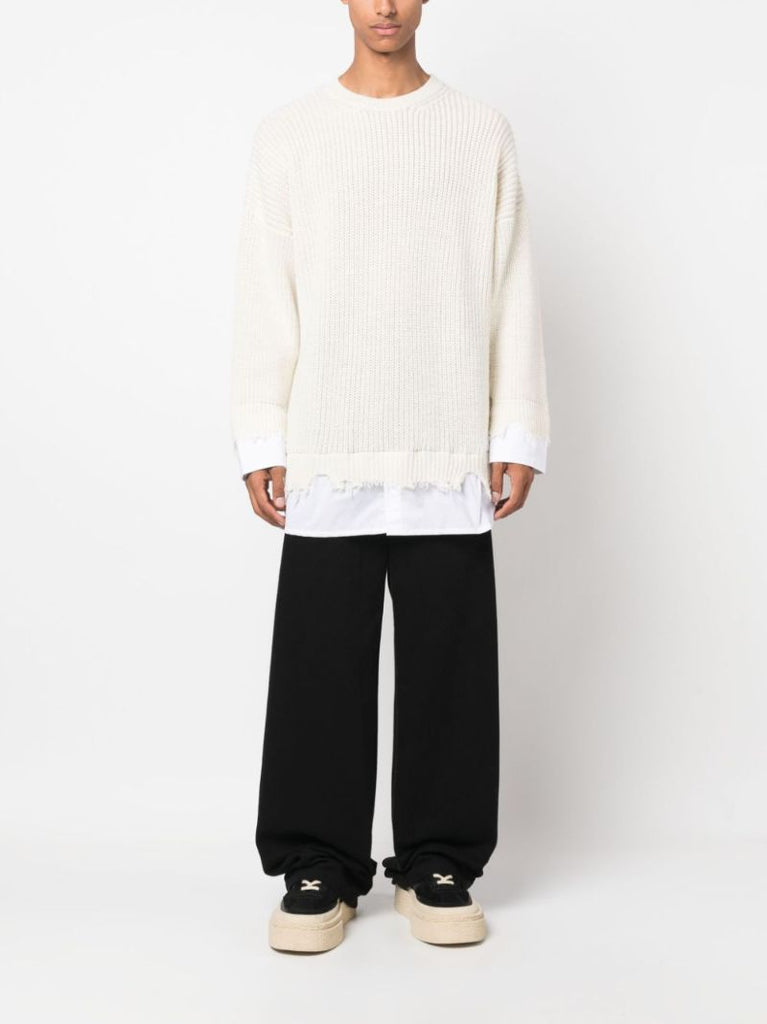 Neutral Layered Sweater