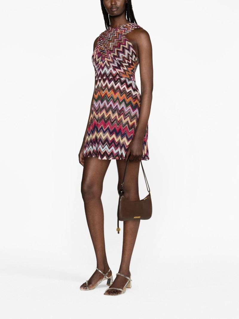 Multicolour LamÃ_x0083_Â© Zig-zag Mini Dress