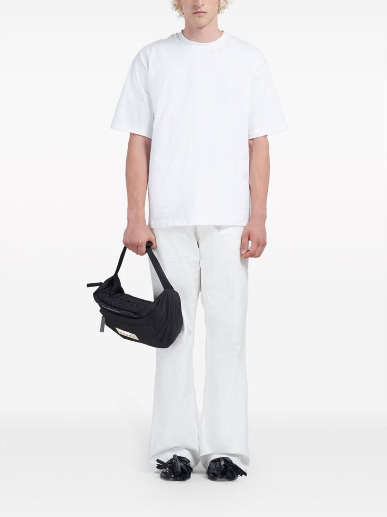 Black Logo-appliquÃ_x0083_Â© Belt Bag