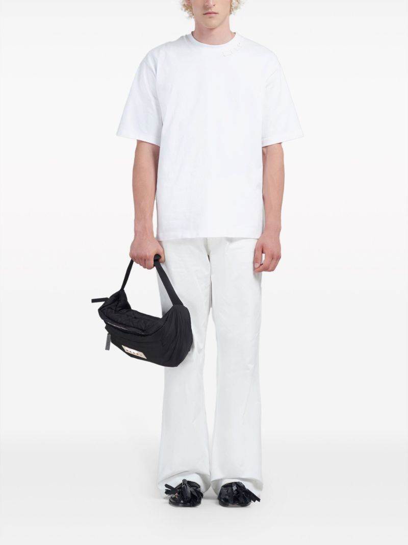 Black Logo-appliquÃ_x0083_Â© Belt Bag