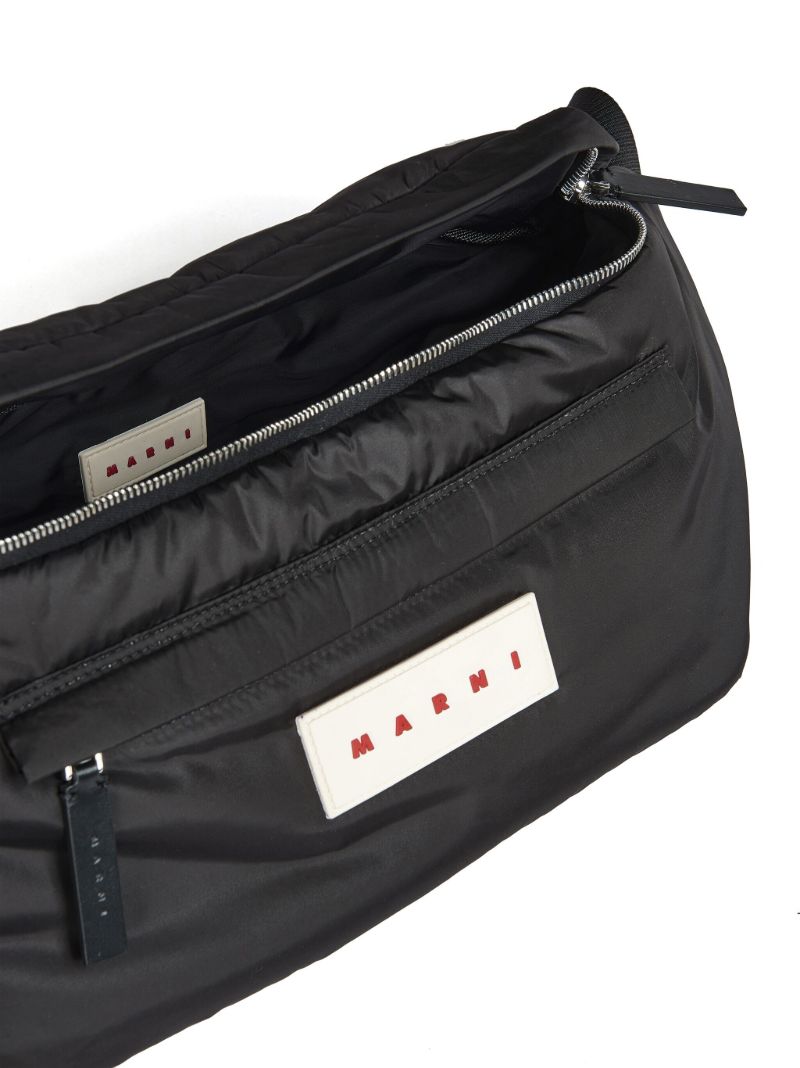 Black Logo-appliquÃ_x0083_Â© Belt Bag