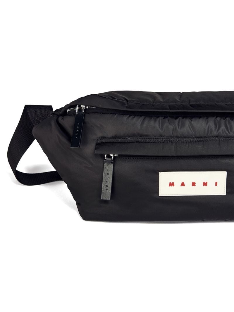 Black Logo-appliquÃ_x0083_Â© Belt Bag