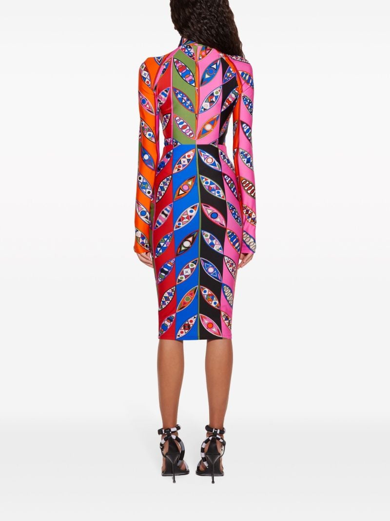 Pink Girandole-print Top