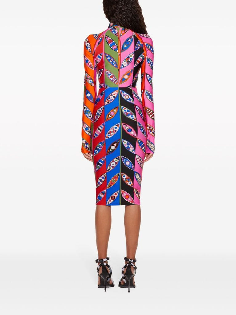 Pink Girandole-print Top