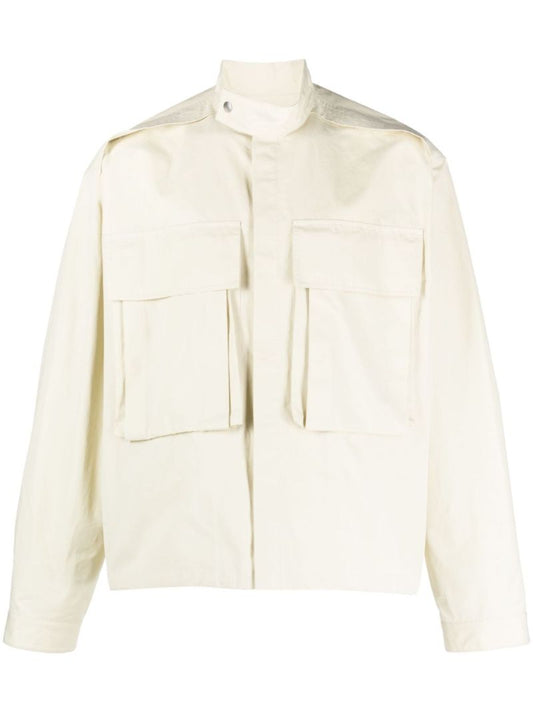 Green Cotton Cargo Jacket