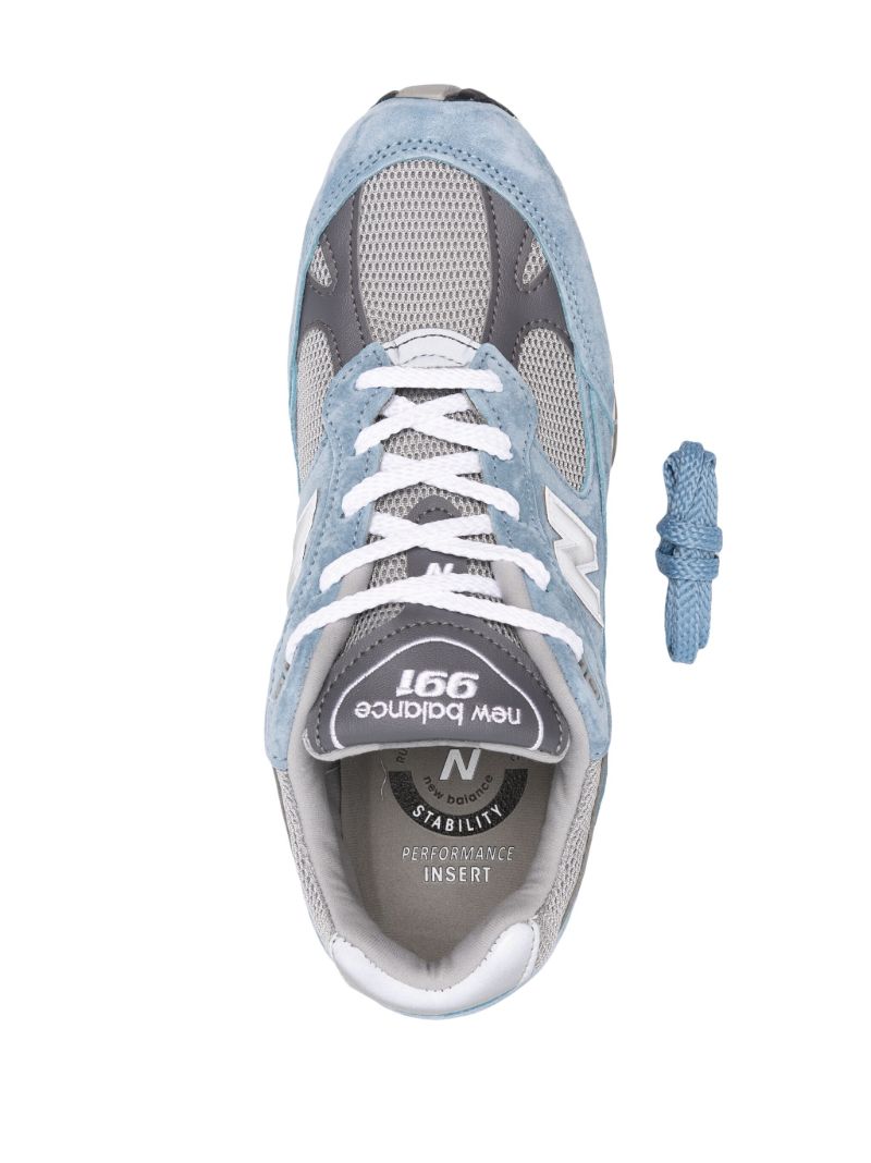 Blue 991 Suede Sneakers