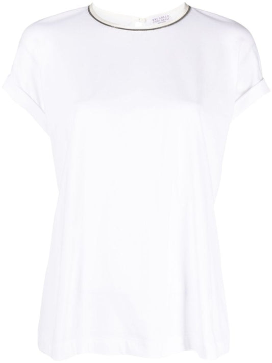 White Monili Cotton T-shirt