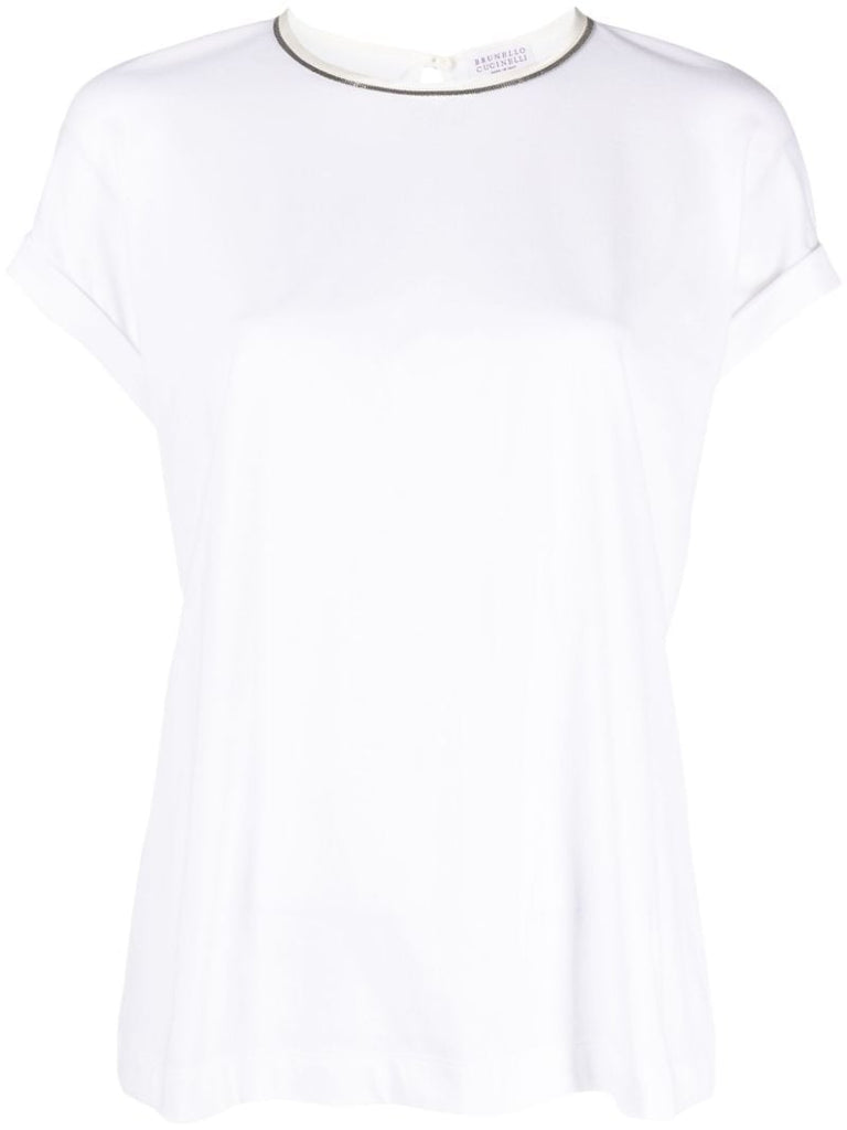 White Monili Cotton T-shirt