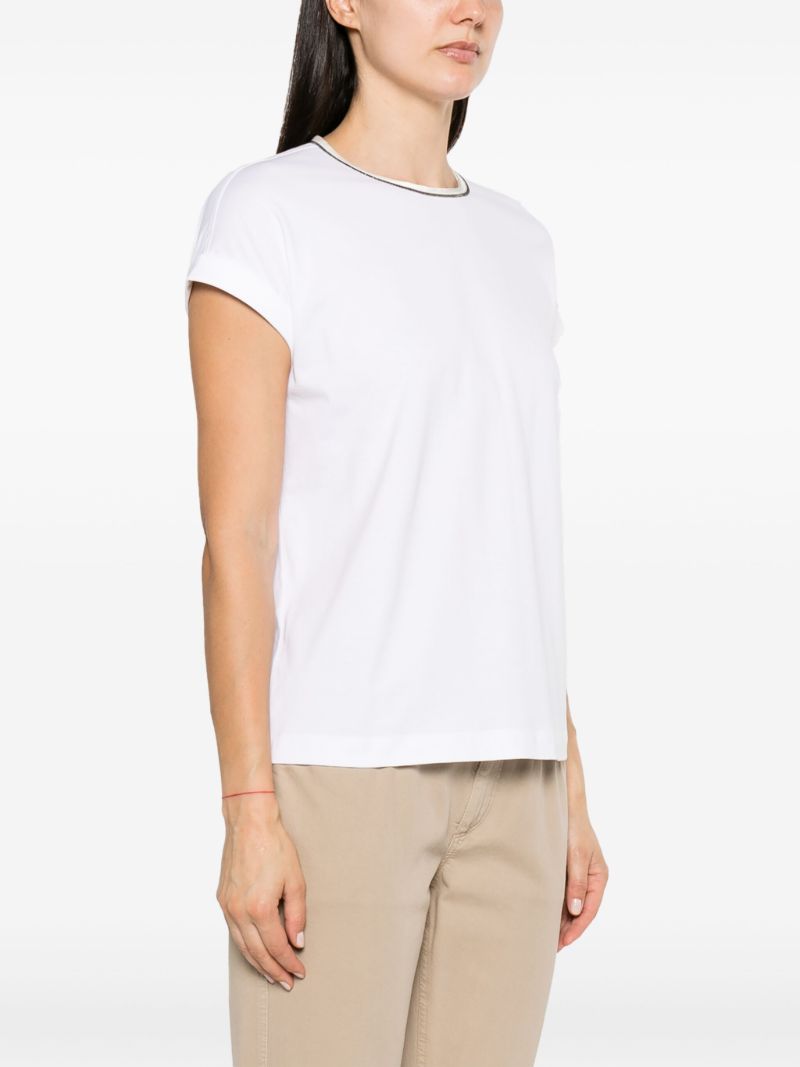 White Monili Cotton T-shirt